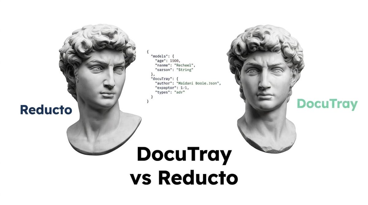 DocuTray vs Reducto: extracción vs pipeline completo