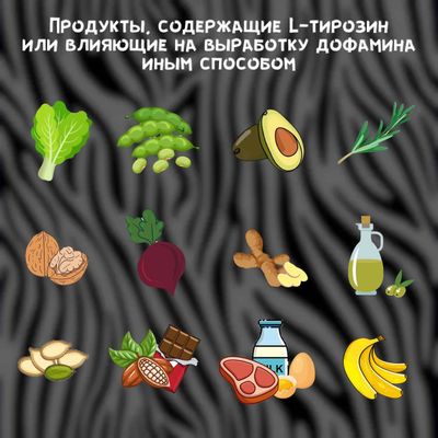 Продукты, которые способствуют мотивации и улучшению когнитивных функций