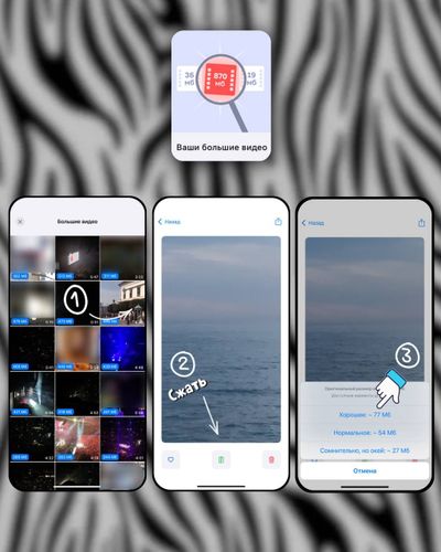 Освобождаем память вашего iPhone с помощью Зебры