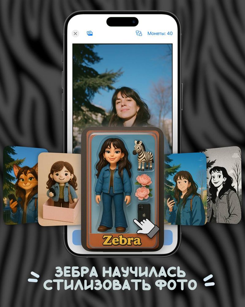 В Зебре появился новый инструмент — Стилизация фото