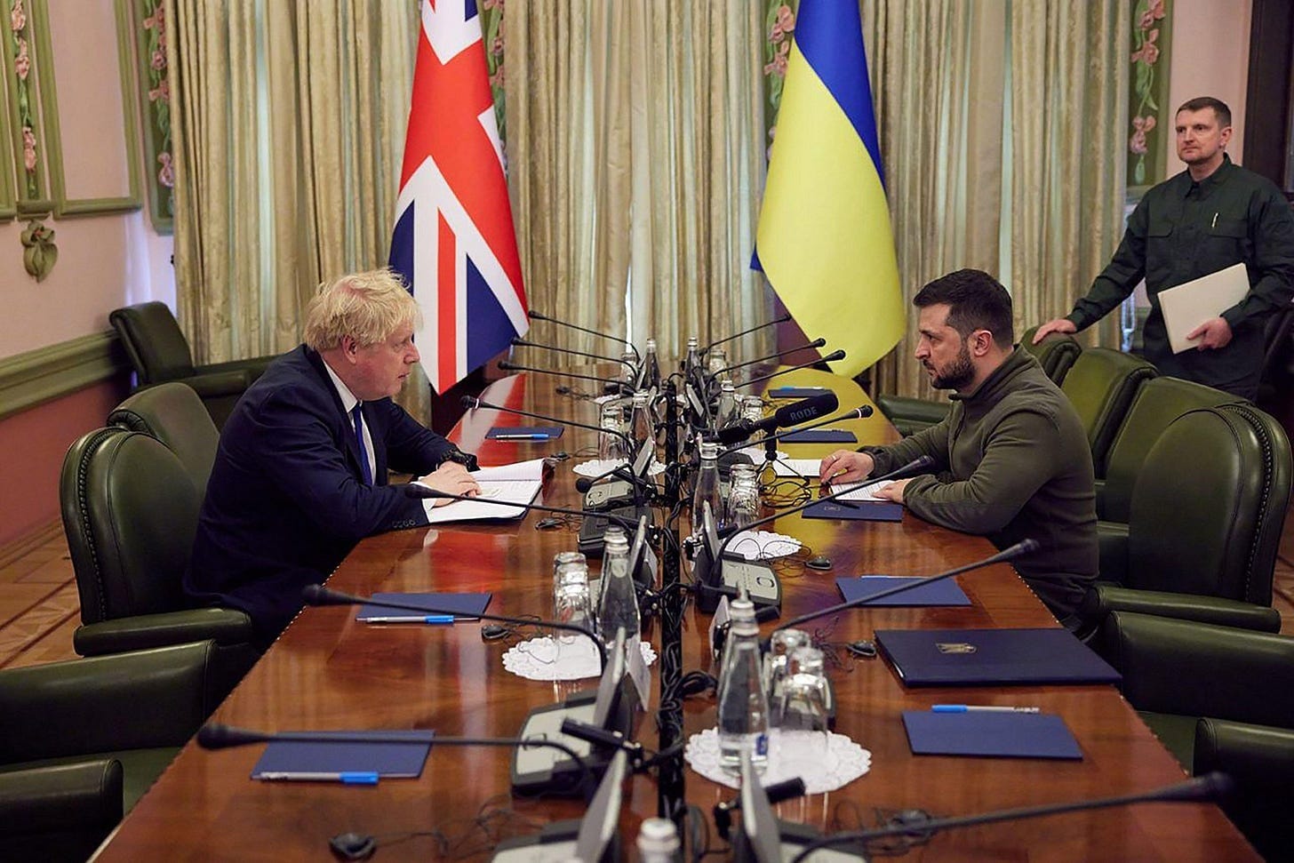 Johnson embroiled in war of words over 'sabotaged' Ukraine peace deal
