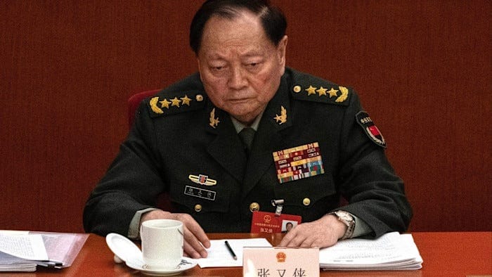 China's military says top general undermined Xi Jinping's authority