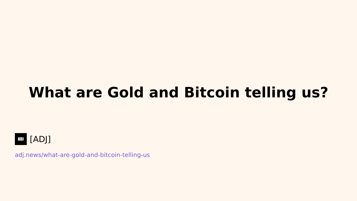 What are Gold and Bitcoin telling us?