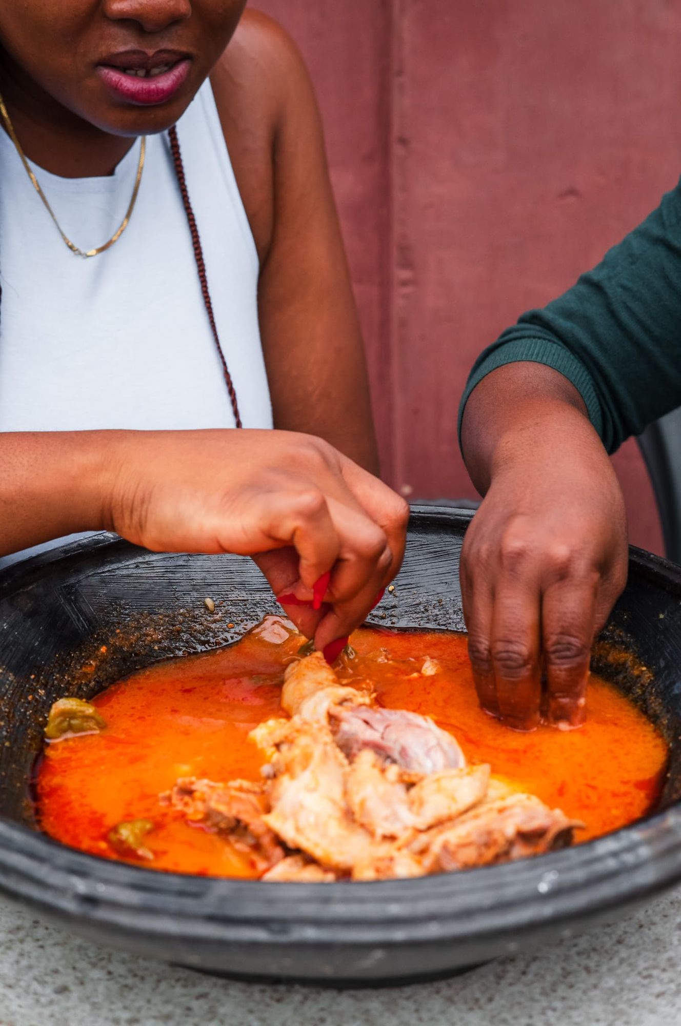 Between red red, fufu, and taboo