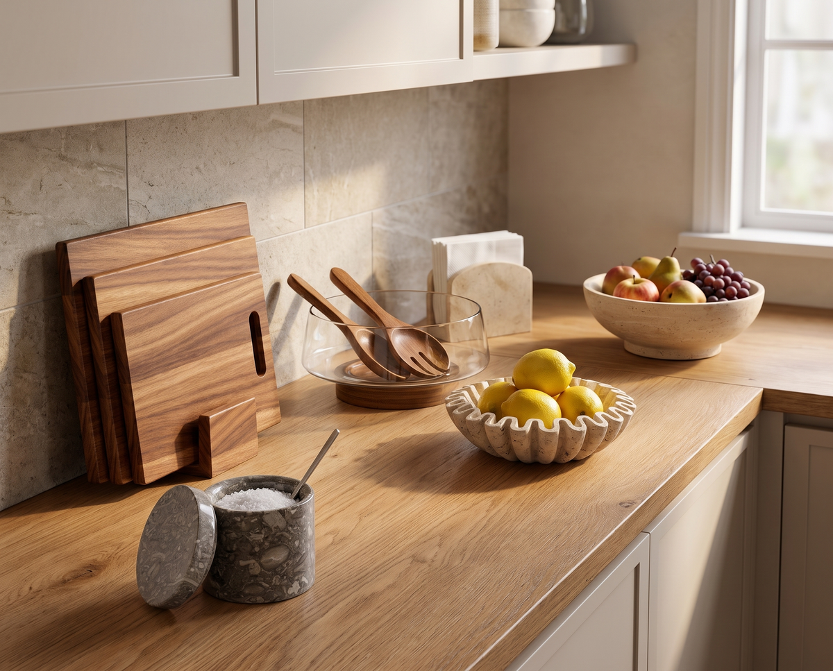 The Secret to an Effortlessly Styled Kitchen Counter: Function-First Decor