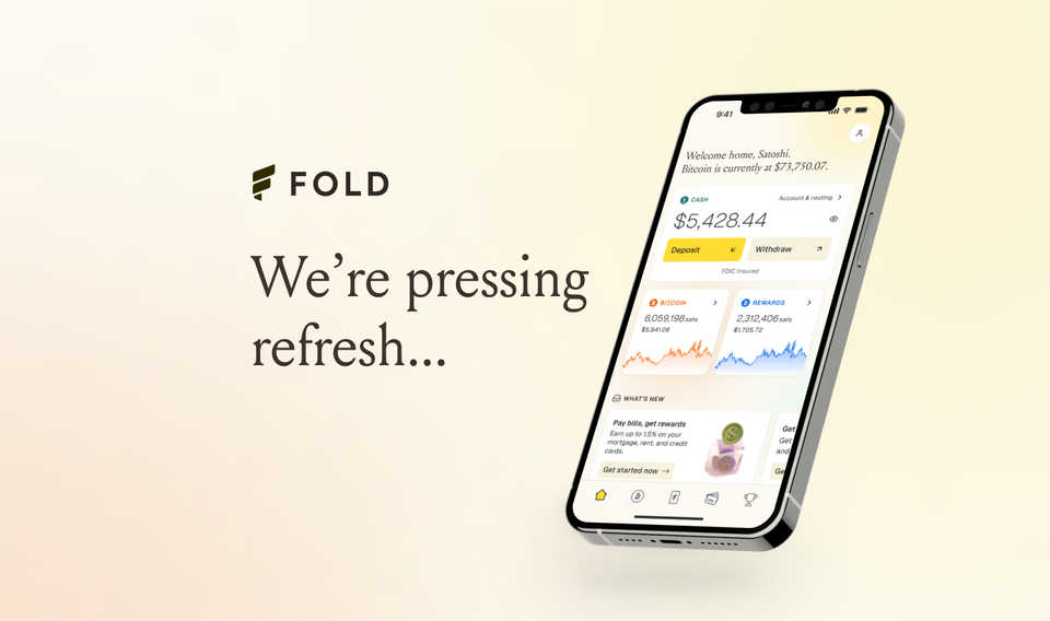 We’re Pressing Refresh