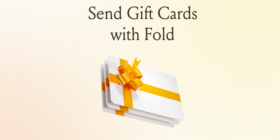 Fold gift card gifts