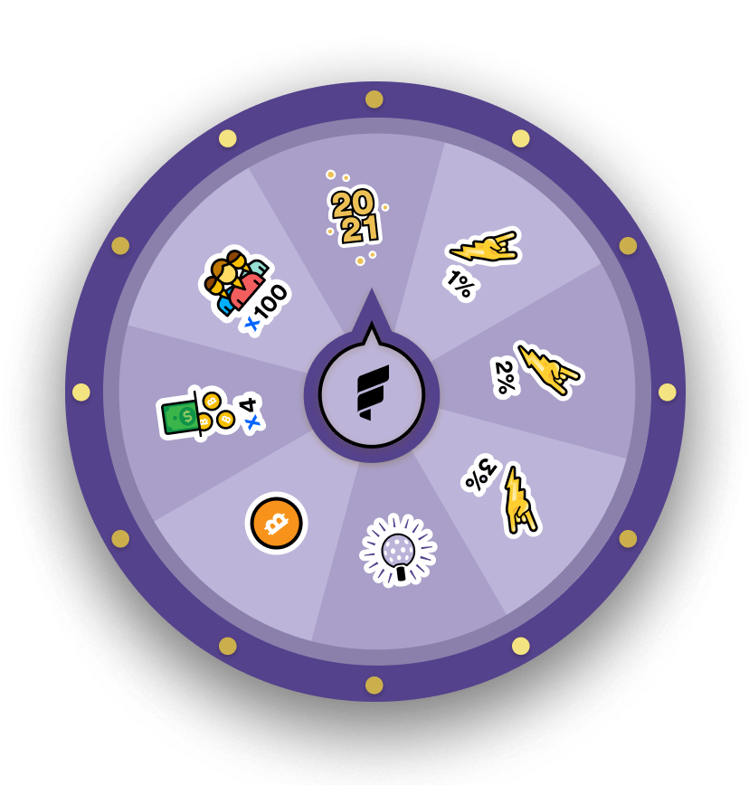 The “Happy New Year” 2021 Fold Spinwheel