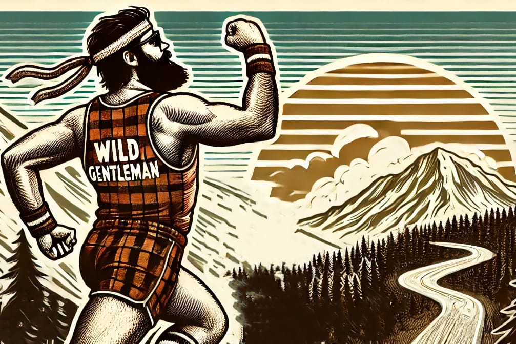 the wild gentleman out for a run