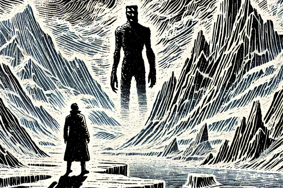frankenstein finding the creature in the swiss mountains