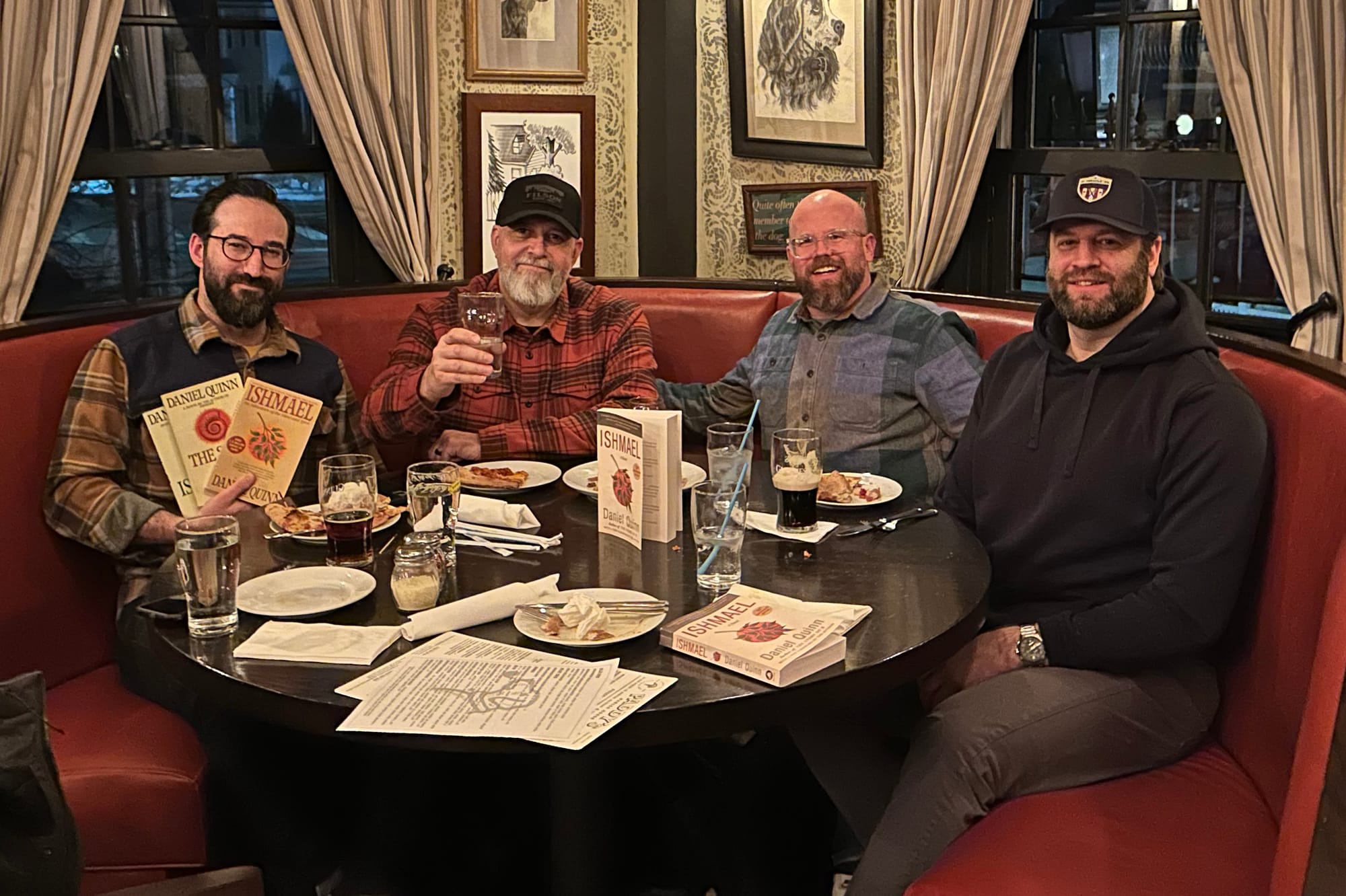 The Wild Gentleman Book Club at Paddy's in West Newton, Mass.