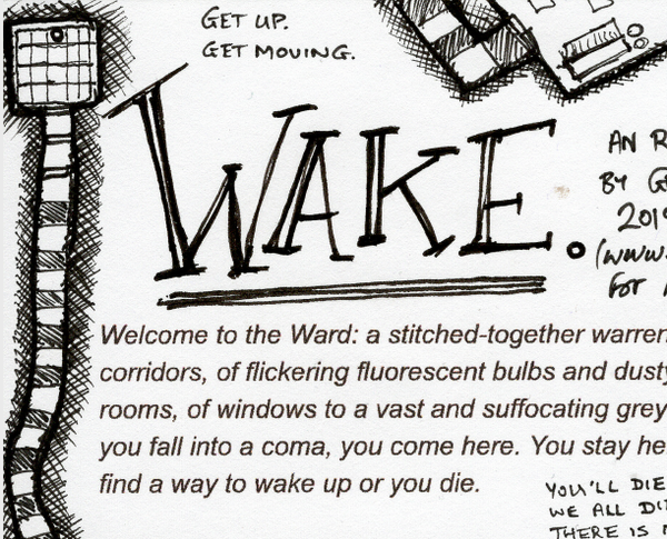 Wake up or die trying.
