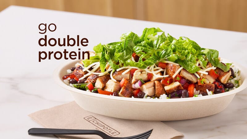 🌯 Chipotle announces free double protein offer tomorrow to power protein goals