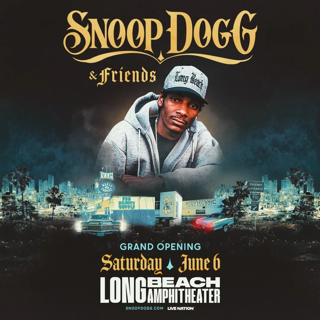 SNOOP DOGG TO HEADLINE LONG BEACH AMPHITHEATER’S HISTORIC GRAND OPENING