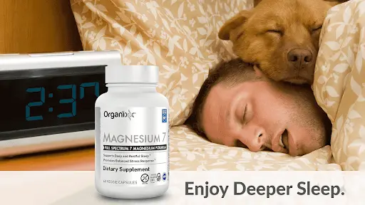 Organixx Magnesium 7 supplement bottles