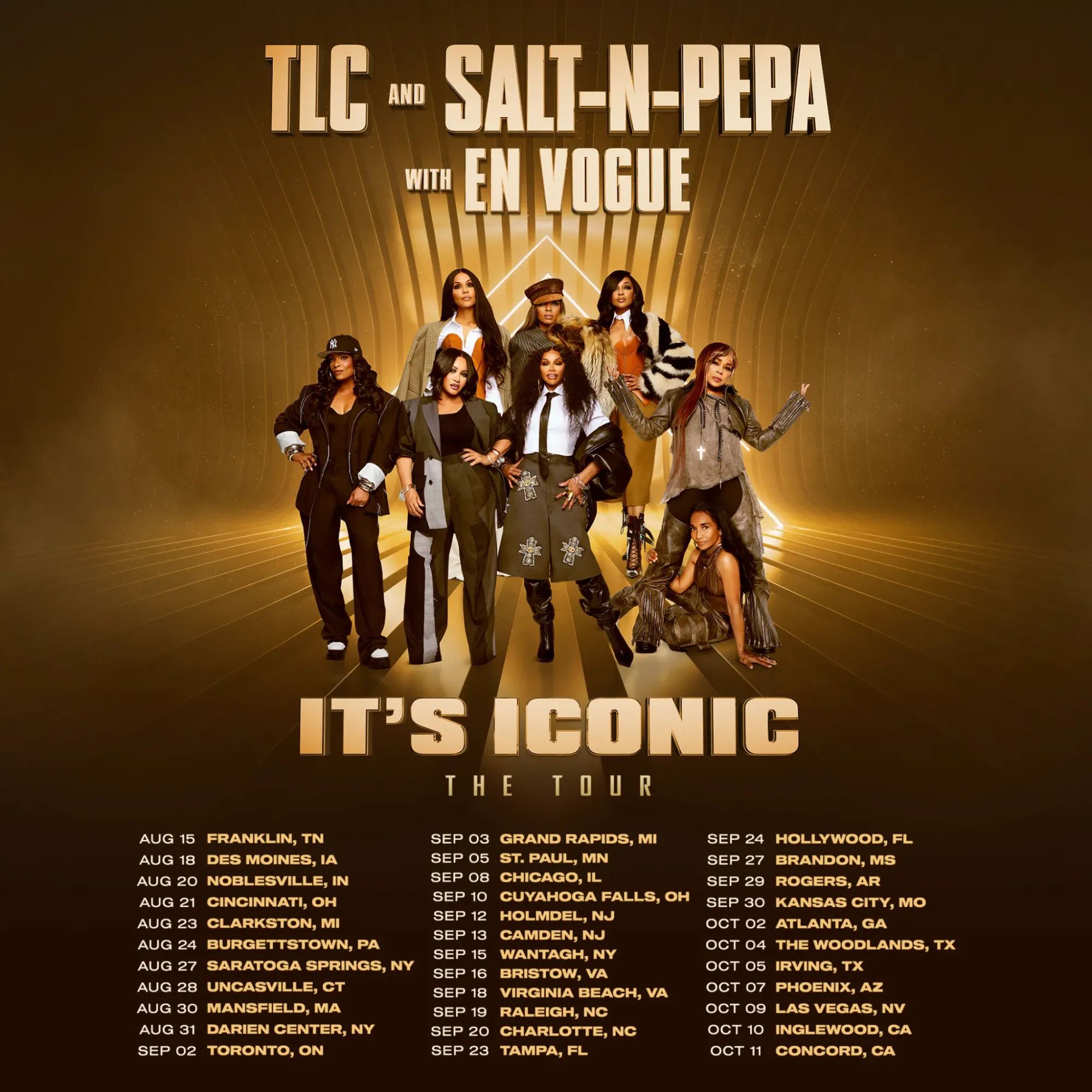 TLC and SALT-N-PEPA Announce first-ever co-headlining tour