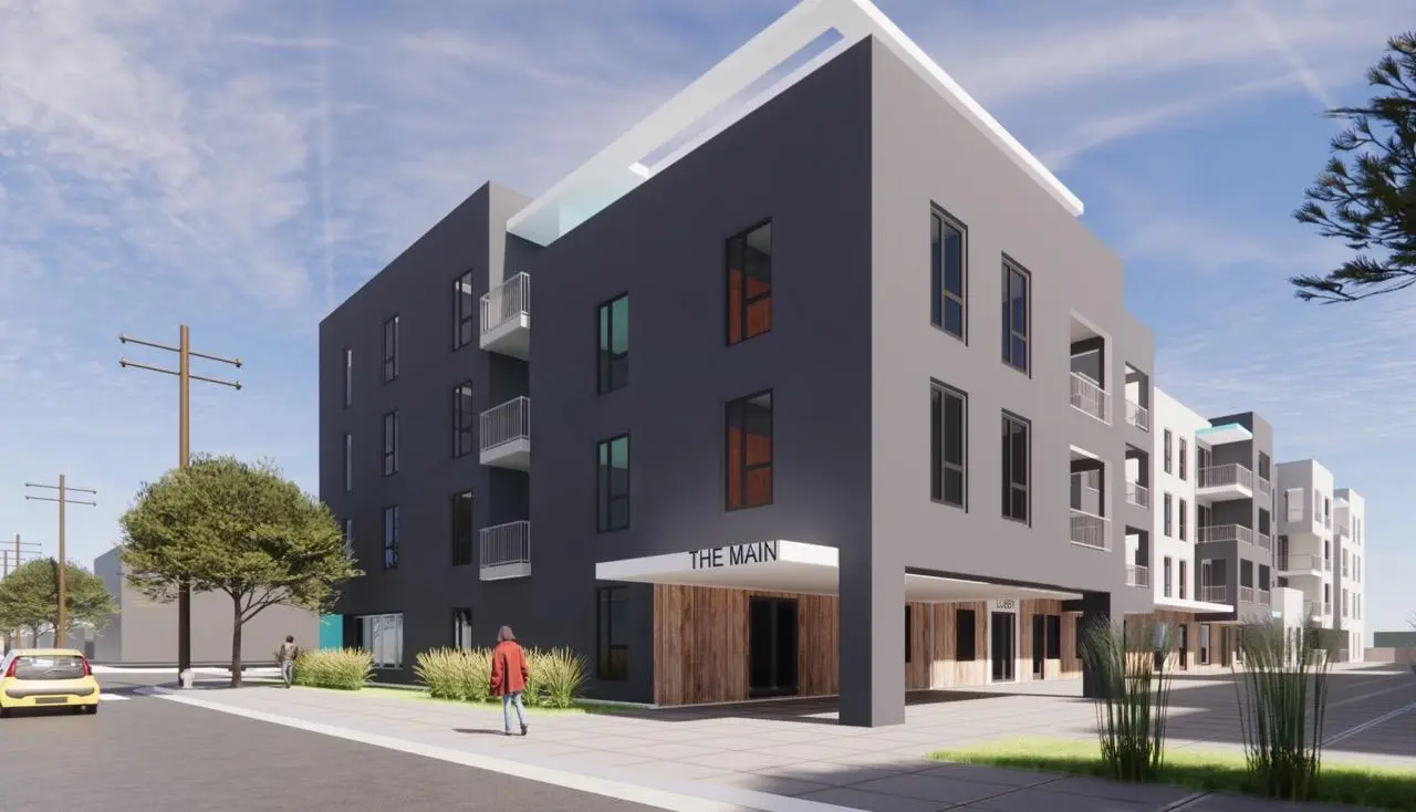 Abbey Road affordable housing rendering North Hills