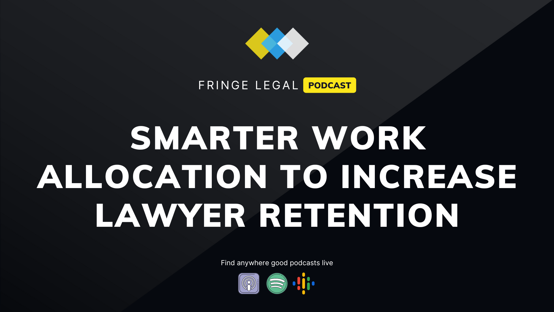 Smarter work allocation to increase lawyer retention