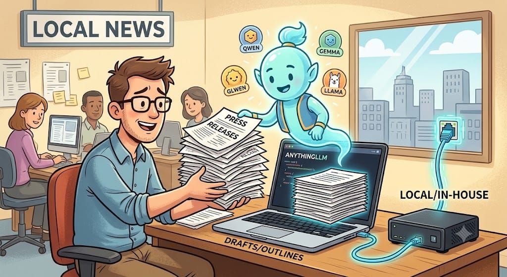 Part 1: Running a Local AI in a newsroom