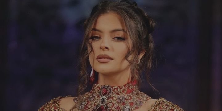 Andrea Valentina Walks the Runway for Giannina Azar at New York Fashion Week