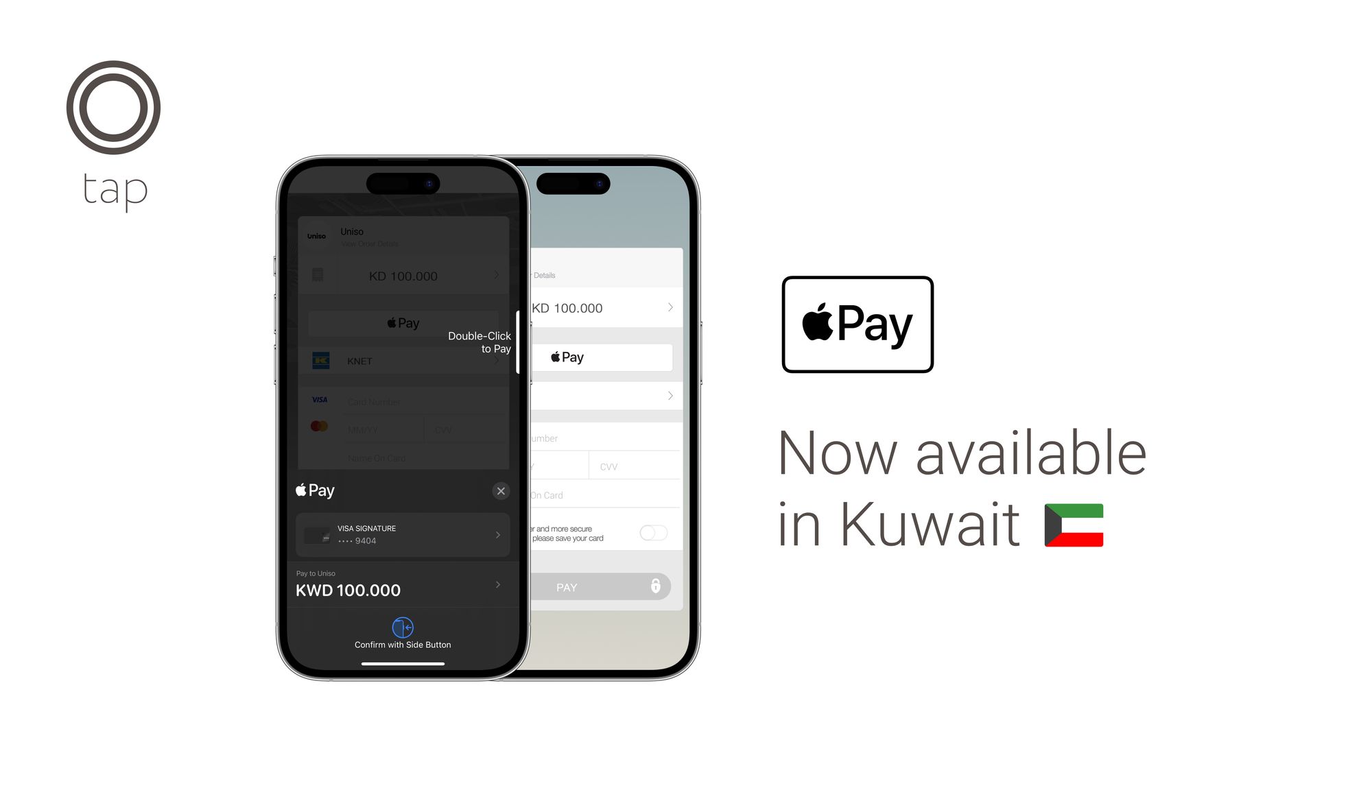 Apple Pay in Kuwait with Tap Payments