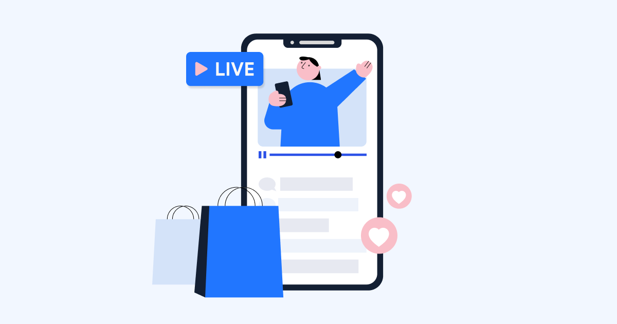 التسوّق عبر البث المباشر