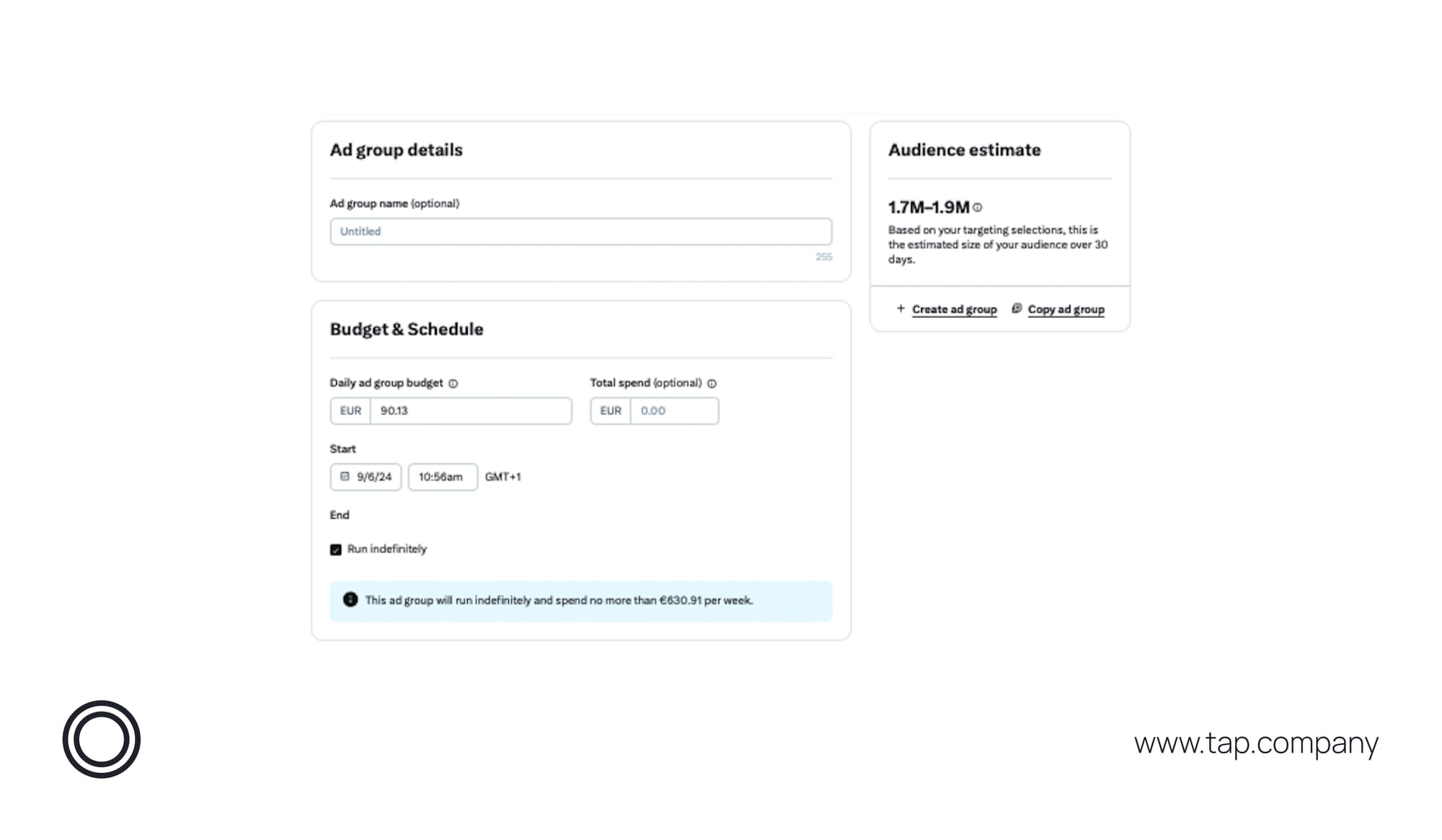 How to create Ad groups&nbsp;on X?