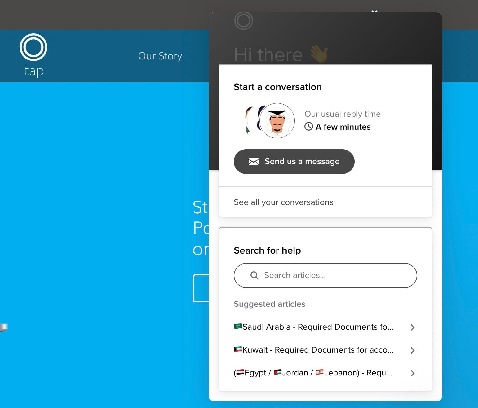 You can get 24/7 support through the Tap live chat on our website or the billing app, goCollect