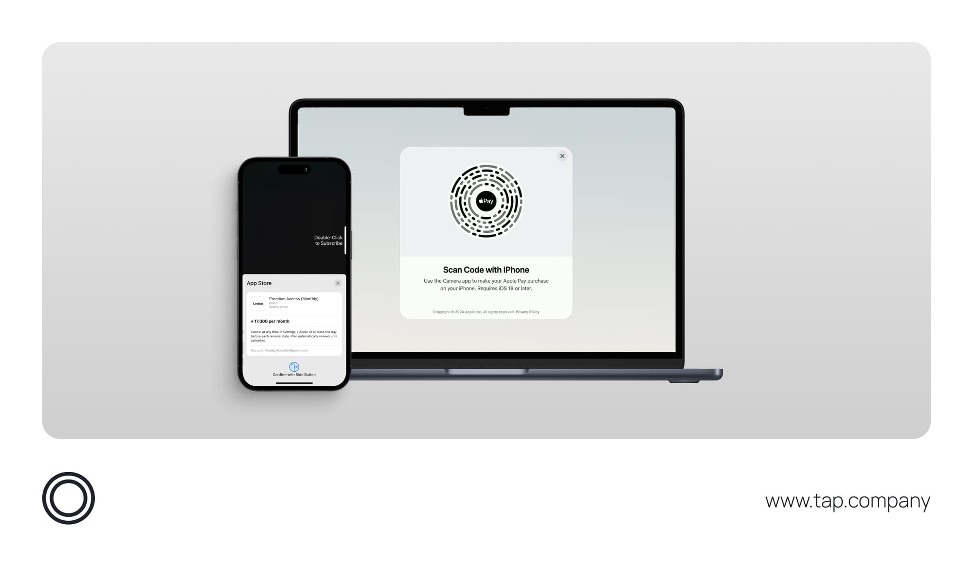 أصبحت خدمة أبل باي اليوم متاحةً على كروم، وفايرفوكس، وسائر المتصفّحات الشائعة، لتفتح المجال أمام المتاجر لتقديم تجربة دفع سلسة ومتطورة عبر تاب للمدفوعات.