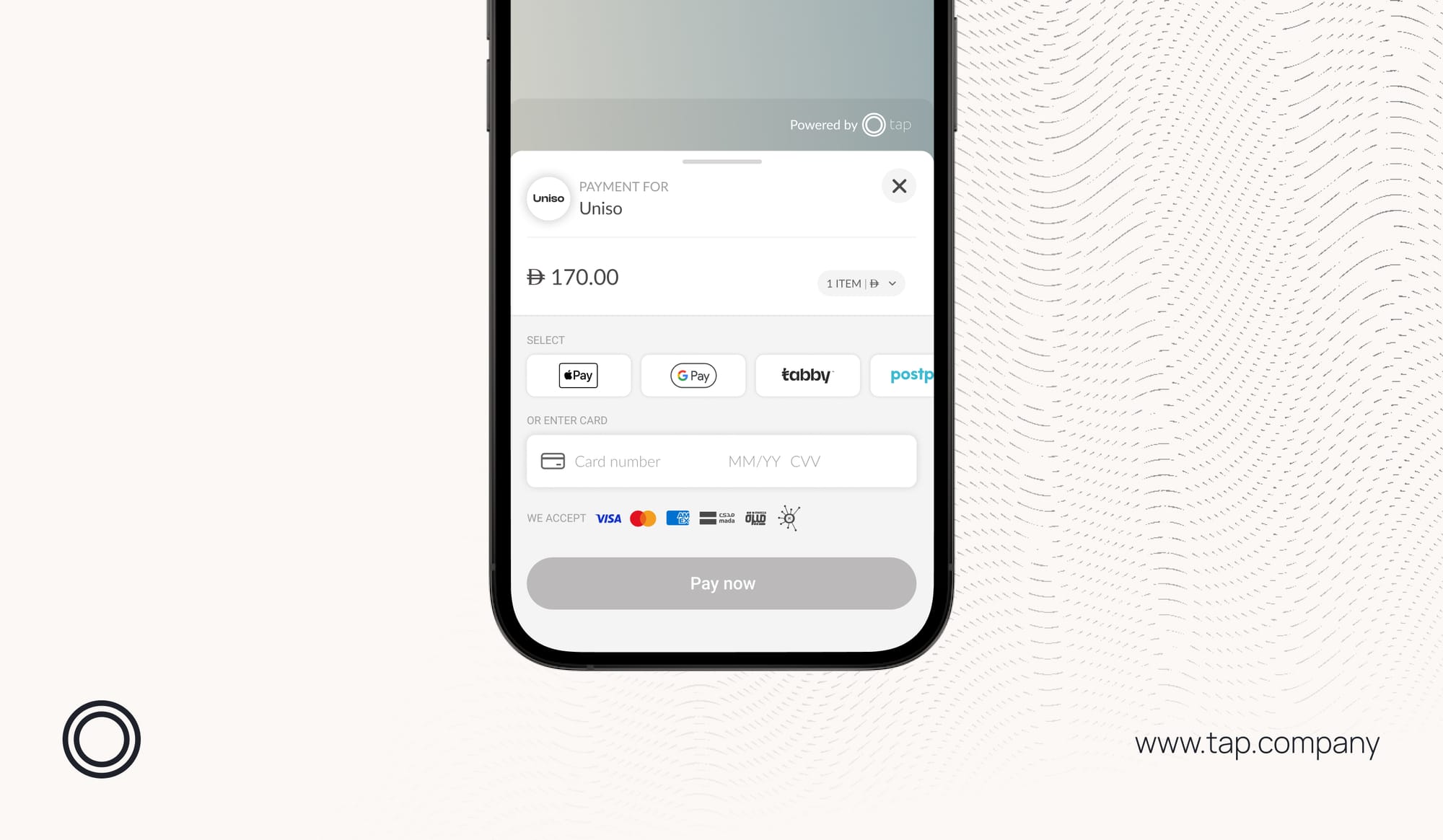 Tap Payments’ Checkout