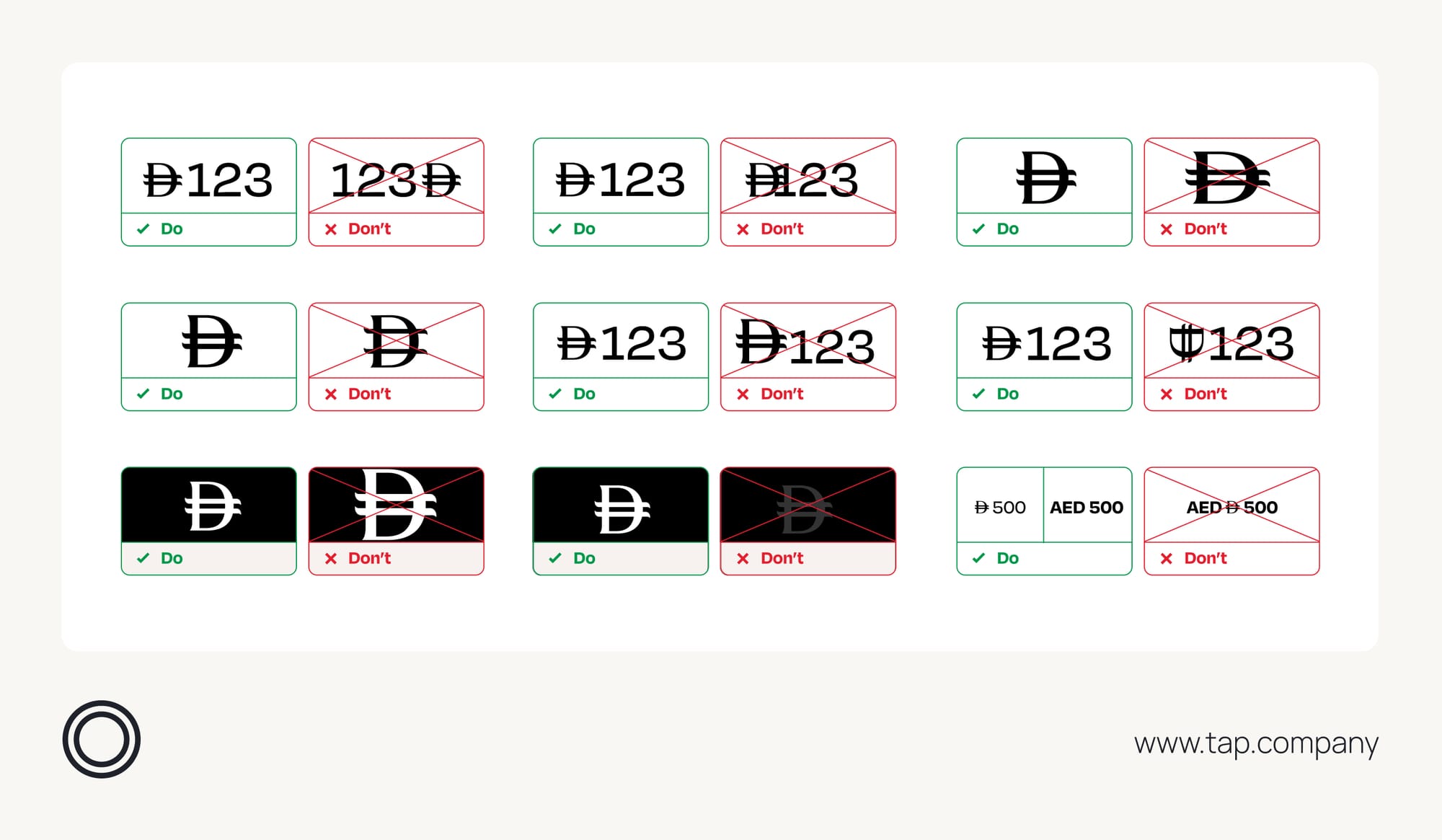 Dirham Currency Symbol Dos & Don’ts.