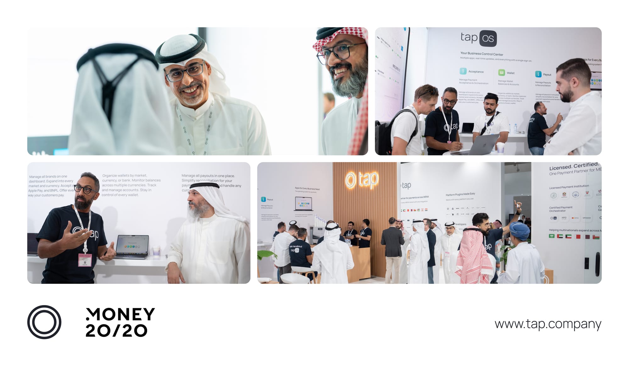 Visitors experienced tapOS firsthand through live demos that redefined how businesses manage payments.