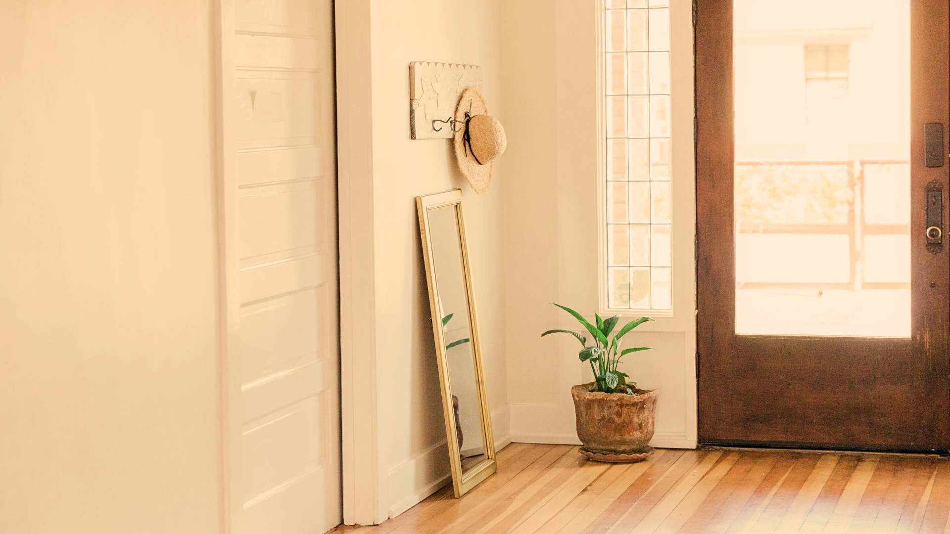 New Home Affirmations - Front Door Hallway Close-Up