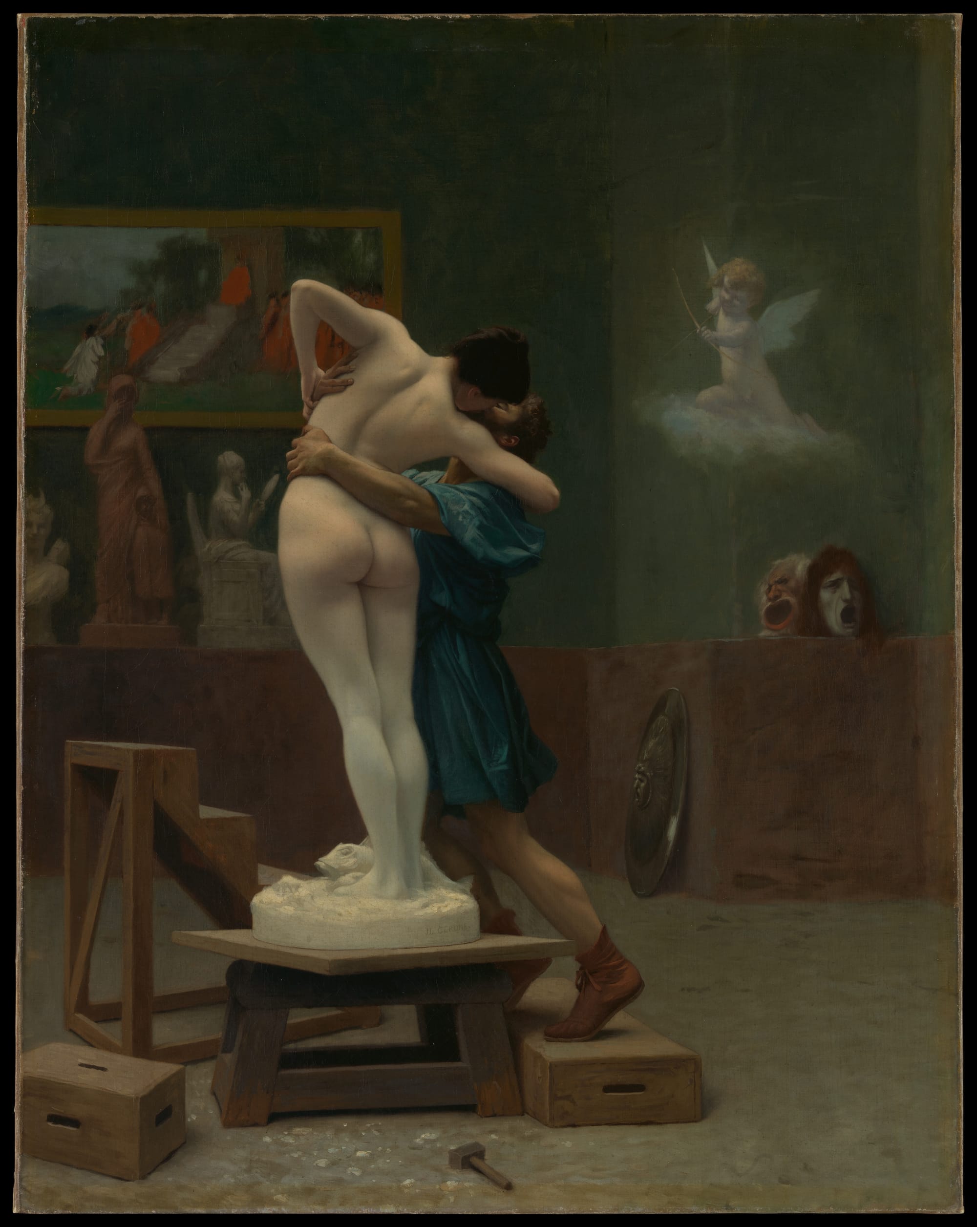 Jean-Leon Gerôme, Pygmalion and Galatea, ca. 1890
