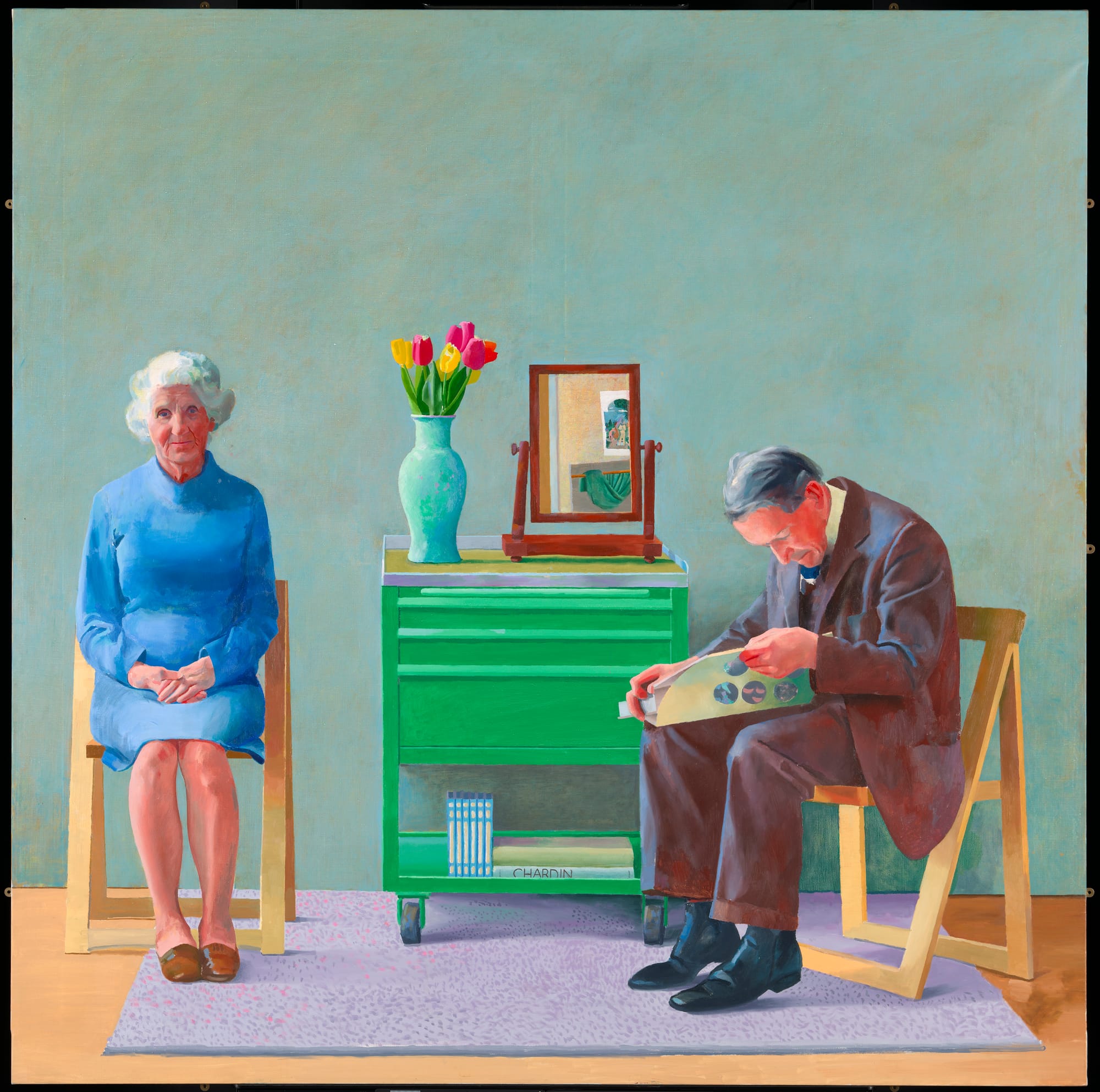 My Parents, 1977, David Hockney