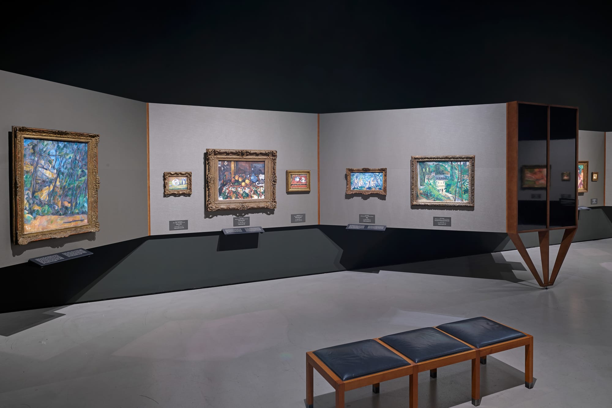 Exhibition view “Cézanne, Monet, Renoir. French Impressionism from the Museum Langmatt”
