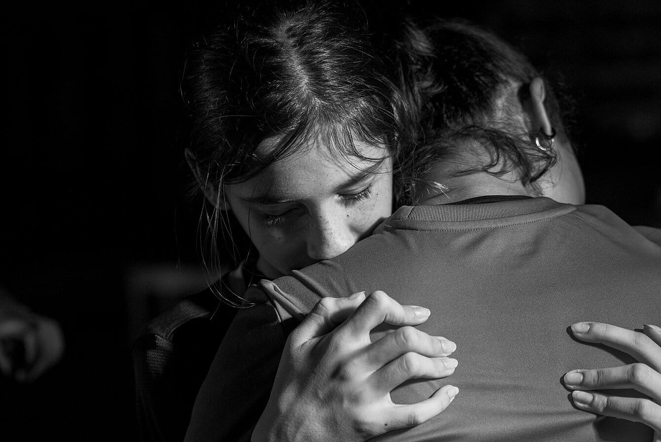 Adelita Husni Bey, from the series Briganti, Difesa (Defense) (Image Theatre warm up), 2023