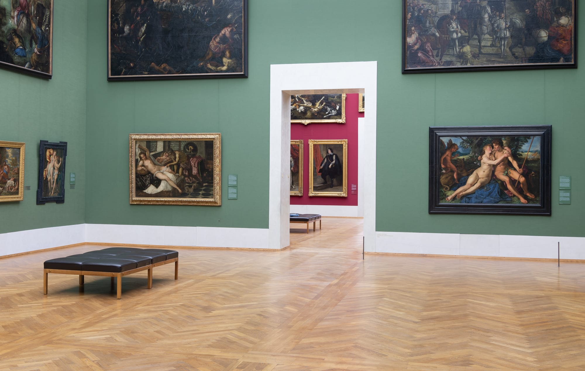 Gallery view, Upper Gallery rooms, Room V, Alte Pinakothek, Munich