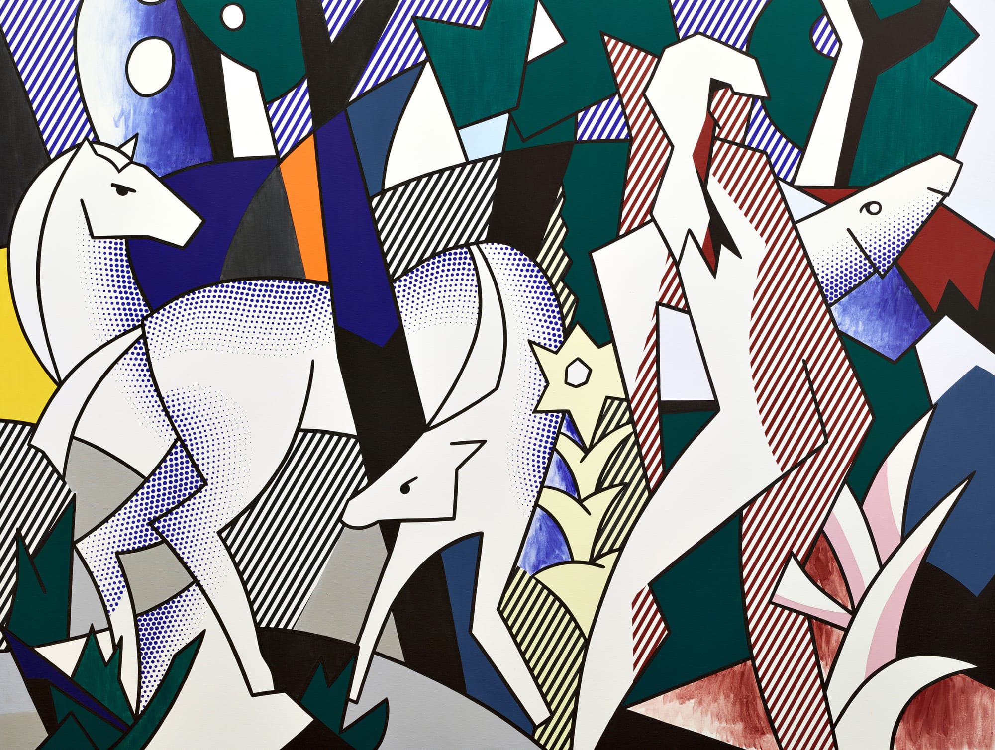 Roy Lichtenstein, Forest Scene, 1980