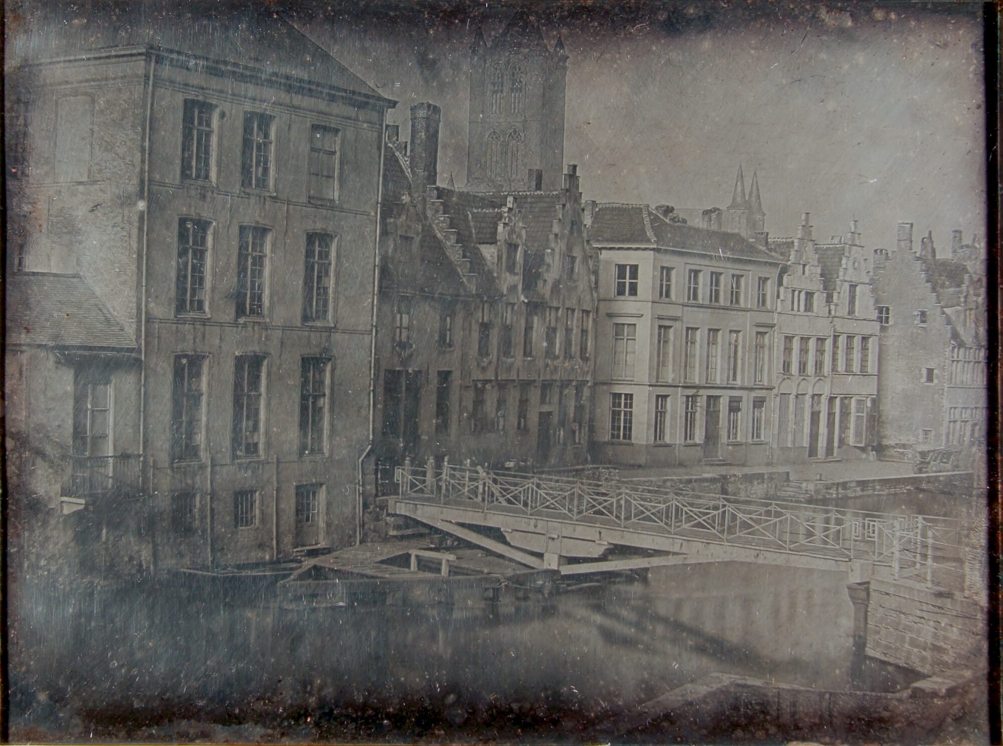 Ghent, view of Predikherenlei and bridge, 1839