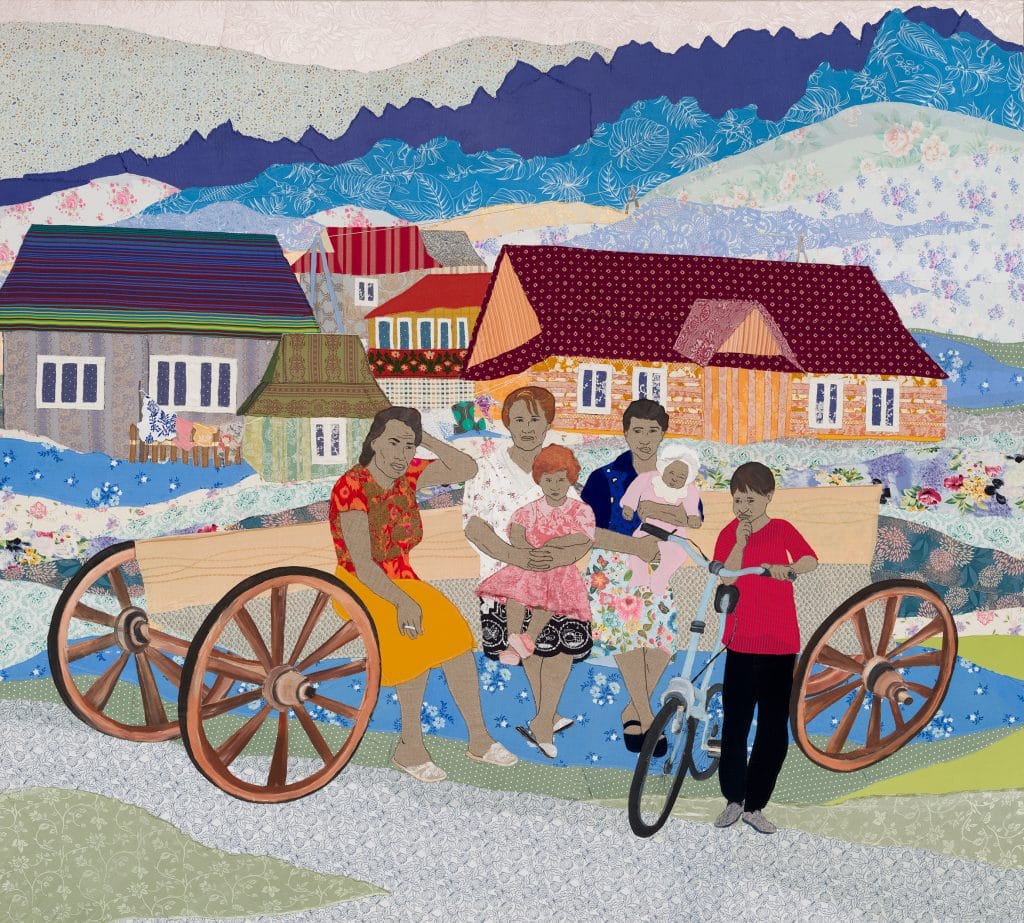 Małgorzata Mirga-Tas, When the wagon is ready to go, 2025