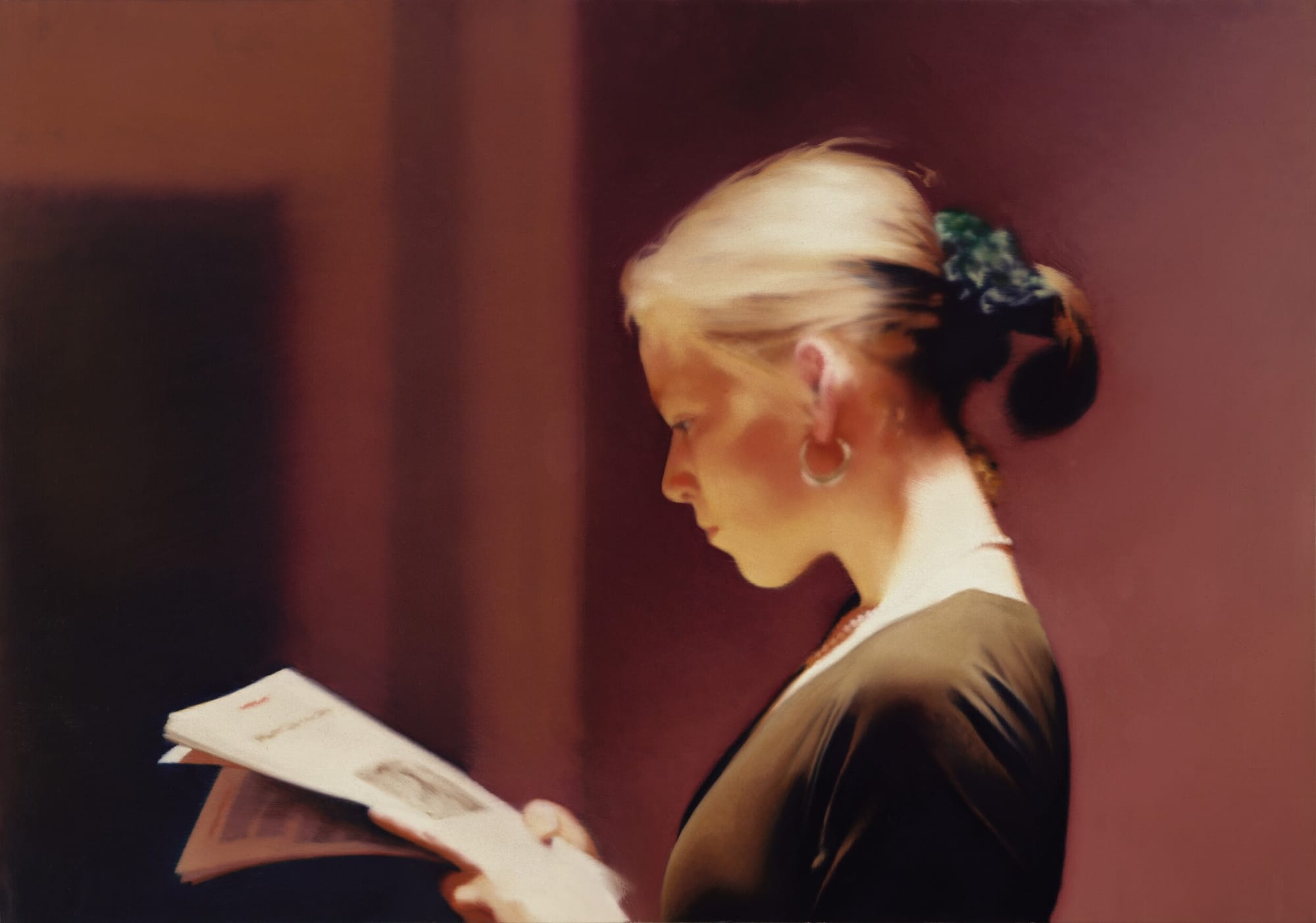 Gerhard Richter, Lesende [Woman reading], 1994