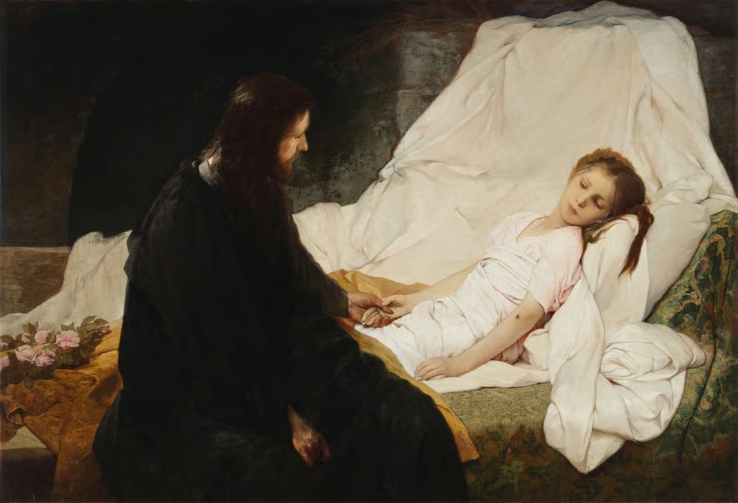 Gabriel von Max, The raising of Jairus’ daughter, 1878