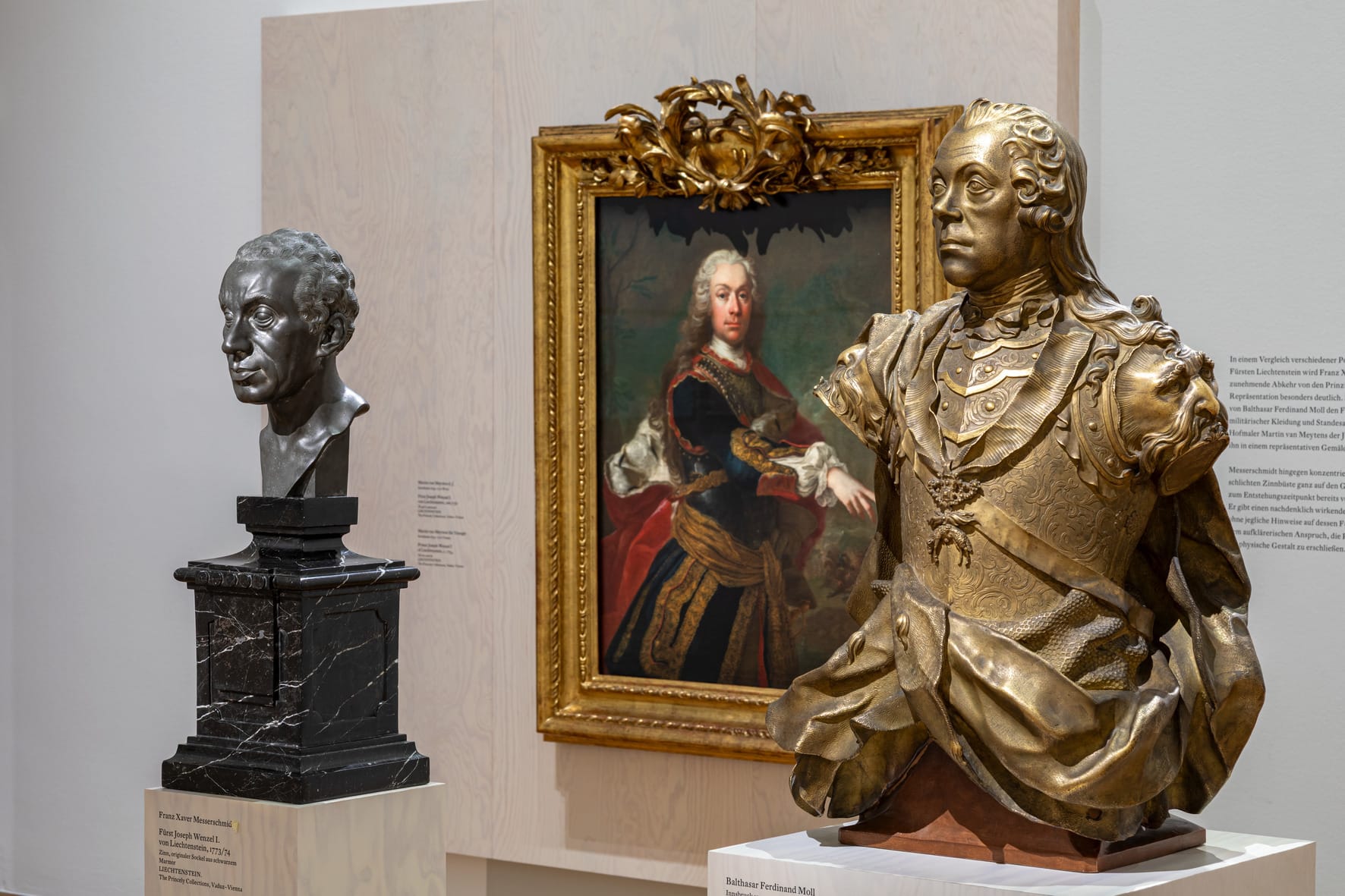 Exhibition view “Franz Xaver Messerschmidt. More Than Character Heads”