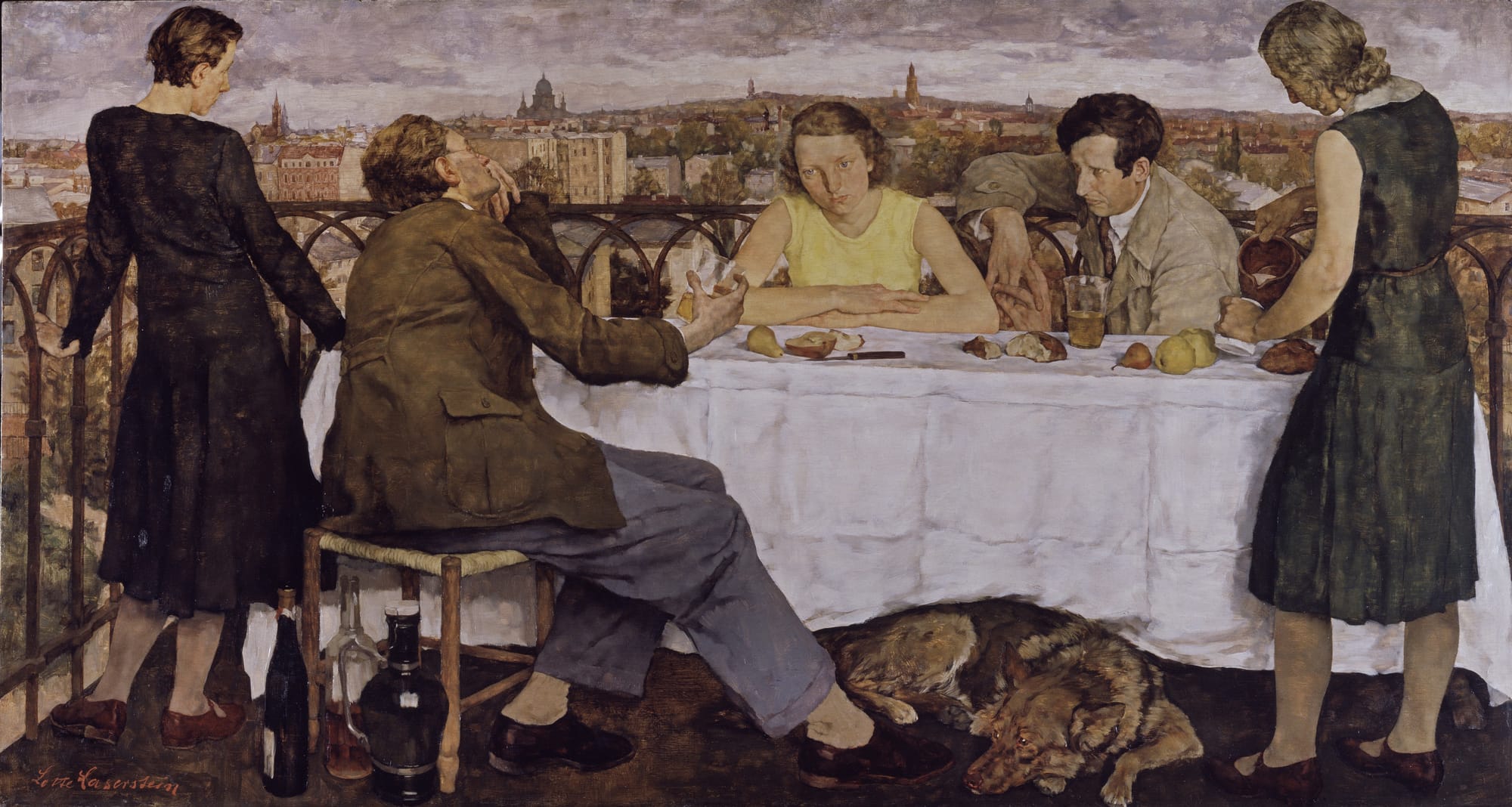 Lotte Laserstein, Evening over Potsdam, 1930