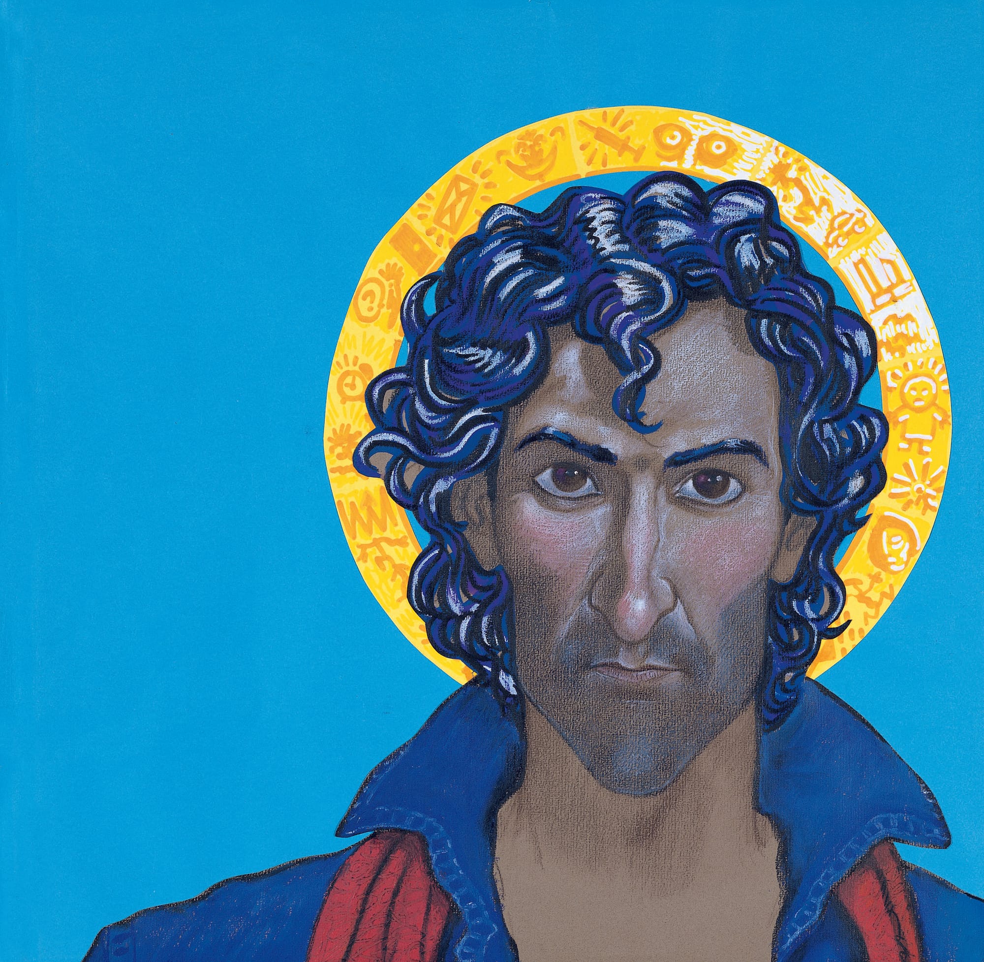 Andrea Pazienza, Drawing for the cover of Pompeo, 1987