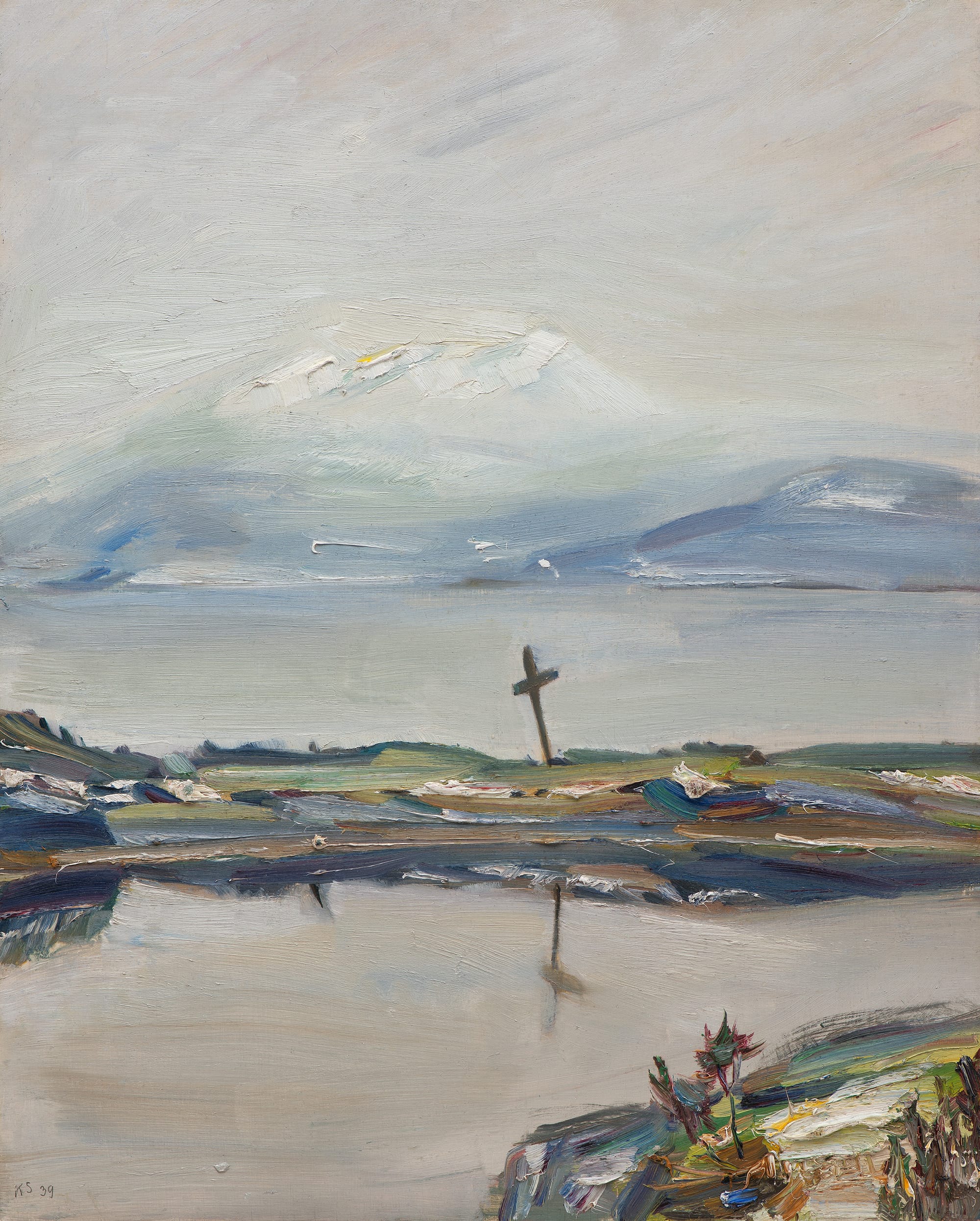 Kurt Schwitters, Untitled (Hjertøya with ‘Fredlyst’ Sign 1), 1939