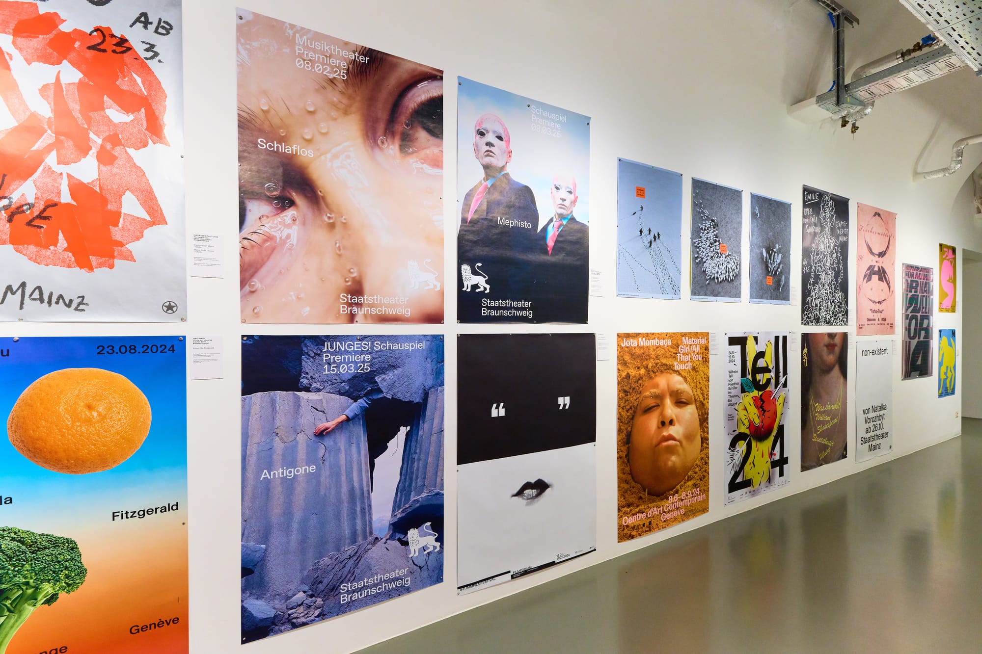MAK Exhibition View, 2025. 100 Best Posters 24: Germany Austria Switzerland