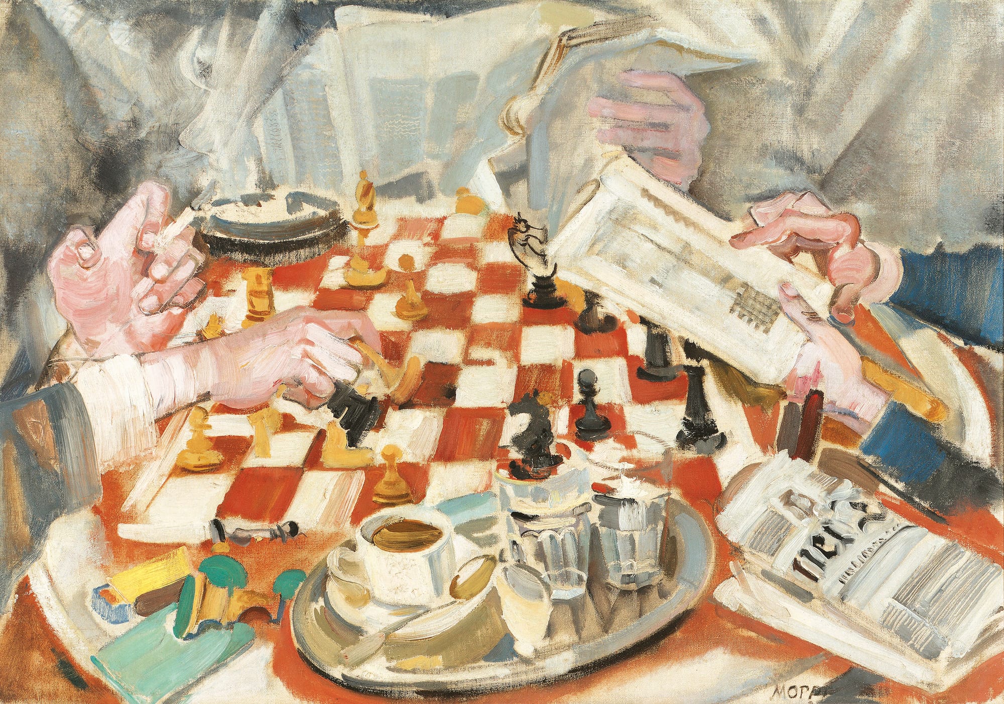 Max Oppenheimer, The Chess Match