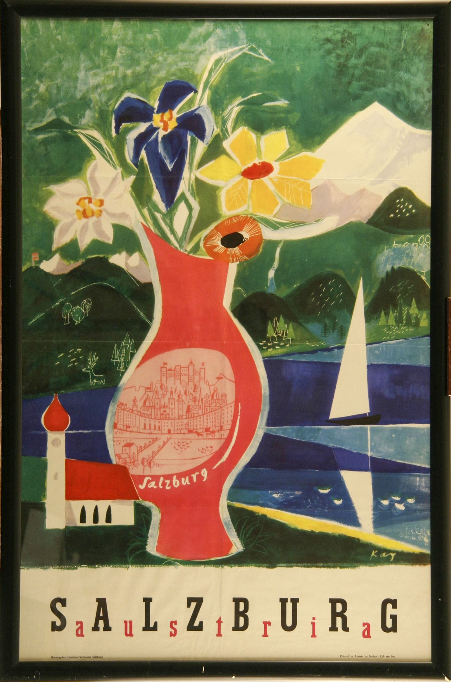 Tourist poster “Salzburg/Austria”